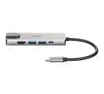 D-Link DUB-M520 station d'accueil Avec fil Thunderbolt 3 Aluminium