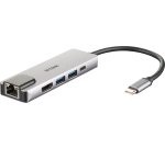 D-Link DUB-M520 station d'accueil Avec fil Thunderbolt 3 Aluminium