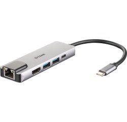 D-Link DUB-M520 Alámbrico Thunderbolt 3 Aluminio