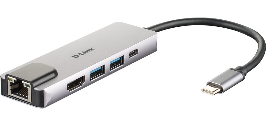 D-Link DUB-M520 station d'accueil Avec fil Thunderbolt 3 Aluminium