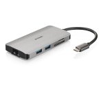 D-Link DUB-M810 base para portátil y replicador de puertos Alámbrico USB 3.2 Gen 1 (3.1 Gen 1) Type-C Aluminio