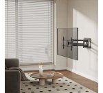 AISENS Soporte Eco Giratorio, Inclinable y Nivelable para Monitor/TV 60kg de 43"-90", Negro