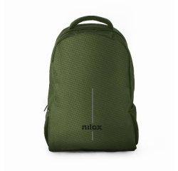 Nilox NXBPBASICECO backpack Green Fabric, Polyester