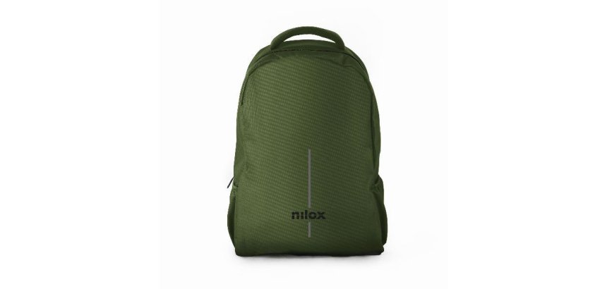 Nilox NXBPBASICECO backpack Green Fabric, Polyester