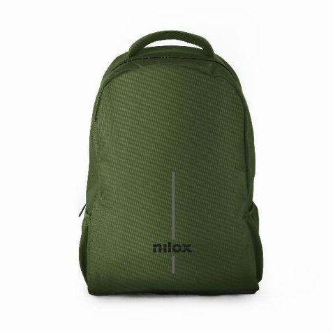 Nilox NXBPBASICECO backpack Green Fabric, Polyester