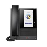 POLY Téléphone multimédia professionnel CCX 400 pour Microsoft Teams et compatible PoE