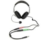 StarTech.com Adaptateur pour Casque avec Prises Séparées pour Écouteurs et Microphone - 3,5mm 1x 4 Broches vers 1x 3 Broches et 1x 2 Broches - M/F