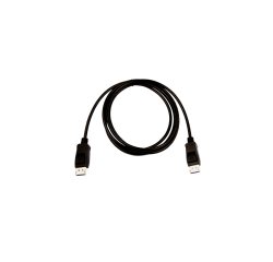 V7 Cable de vídeo negro Pro DisplayPort macho a DisplayPort macho 2m