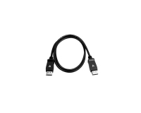 V7 Cable de vídeo negro Pro DisplayPort macho a DisplayPort macho 1m