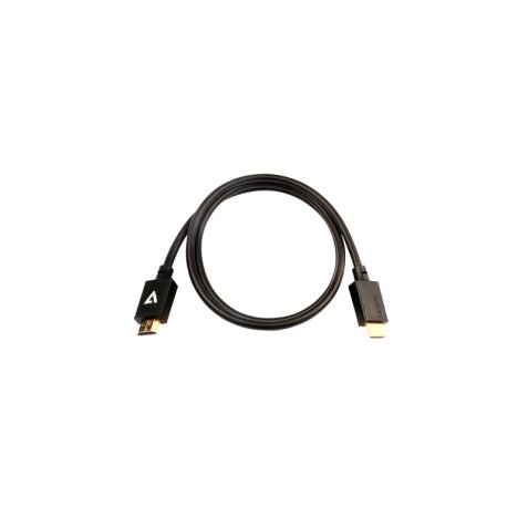 V7 Cable de vídeo negro Pro HDMI macho a HDMI macho 1m