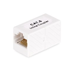 StarTech.com Acoplador RJ45 - Acoplador UTP - Acoplador de Cable de Red - Conector sin Blindar T568 - Cat6 - Hembra a Hembra - Extensión de Cableado de Red RJ45 sin Blindaje