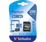 Verbatim Premium U1 256 Go MicroSDXC UHS-I Classe 10