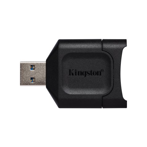 Kingston Technology MobileLite Plus geheugenkaartlezer USB 3.2 Gen 1 (3.1 Gen 1) Type-A Zwart