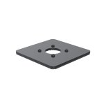 Ergonomic Solutions SpacePole POS SPM144-02 accessoire de système de paiement en point de vente Plaque POS Noir Métal