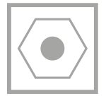 Crayon graphite GREENgraph, hexagonal, dureté: HB