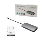 i-tec Metal USB-C Nano Dock HDMI/VGA with LAN + Universal Charger 77 W