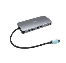 i-tec Metal USB-C Travel Nano Dock HDMI/VGA with LAN + Power Delivery 100 W