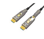 Equip HDMI 2.0 Detachable Type D + A Active Optical Cable, 15m, 4K/60Hz