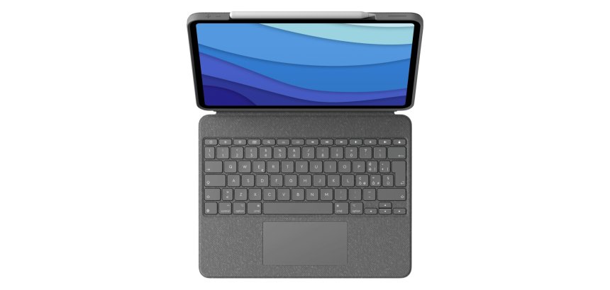 Logitech Combo Touch QWERTY Italiano Smart Connector Grigio