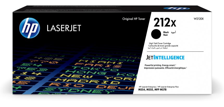 HP 212X cartouche haute capacité noire authentique pour imprimante laser