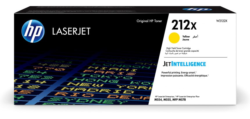 HP 212X (W212xX) tóneres originales colores separados alta capacidad