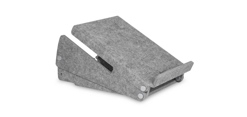 Rehausseur bakker pliable ergotop 320 gris