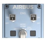 Thrustmaster TCA Quadrant Airbus Edition Black, Blue USB Flight Sim Analogue / Digital PC