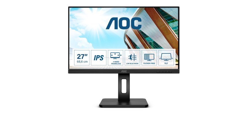 AOC P2 27P2Q écran plat de PC 68,6 cm (27") 1920 x 1080 pixels Full HD LED Noir