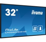 iiyama LH3260HS-B1AG Écran d'affichage dynamique Carte A numérique 80 cm (31.5") LED Wifi 500 cd/m² Full HD Noir Intégré dans le processeur Android 11 24/7