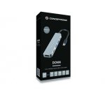 Conceptronic DONN02G base para portátil y replicador de puertos USB 3.2 Gen 1 (3.1 Gen 1) Type-C Aluminio