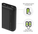 dbramante1928 re-charge - Power Bank - 10.000mAh - Black