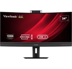 Viewsonic VG3457CV écran plat de PC 86,4 cm (34") 3440 x 1440 pixels UltraWide Quad HD LED Noir