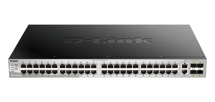 D-Link DGS-3130-54TS/E commutateur réseau Géré L3 Gigabit Ethernet (10/100/1000) Gris