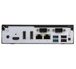 Shuttle Slim PC DH610, S1700, 1x HDMI, 2x DP, 1x 2.5", 2x M.2, 2x LAN (Intel 1G + 2.5G), 2x COM, fonctionnement permanent 24/7, attaches VESA