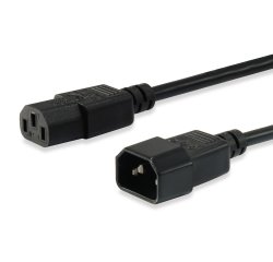 Equip 112101 Black 3 m C13 coupler C14 coupler
