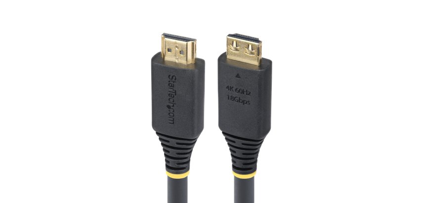 StarTech.com Cable HDMI de Alta Velocidad de 7m - Conectores de Agarre - 4K60Hz/1440p 144Hz - HDR10/HDCP 2.2/ARC - UHD - 18Gbps - Cable HDMI para Monitor o Proyector - Recubrimiento de TPE