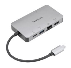 Targus DOCK419 Alámbrico USB 3.2 Gen 1 (3.1 Gen 1) Type-C Gris