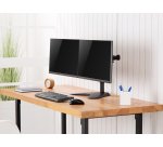 Equip Supporto da tavolo economico per doppio monitor da 17” a 32”