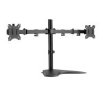 Equip Supporto da tavolo economico per doppio monitor da 17” a 32”