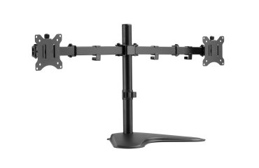 Equip Soporte de sobremesa económico para dos monitores de 17"-32