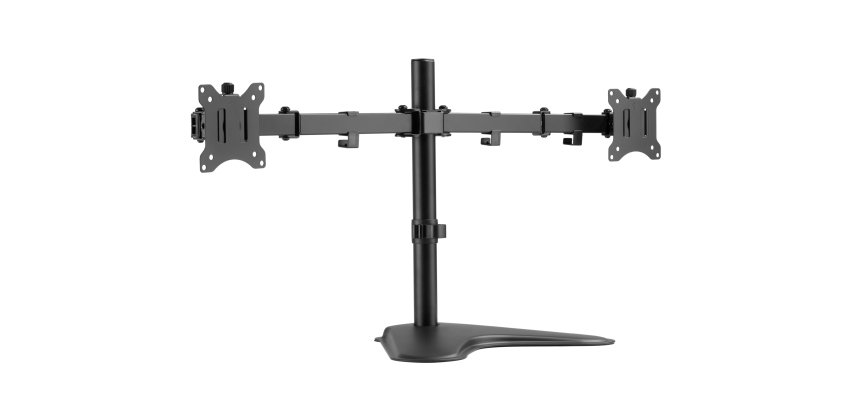 Equip Supporto da tavolo economico per doppio monitor da 17” a 32”