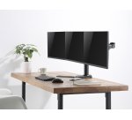 Equip 17"-27" Articulating Triple Monitor Tabletop Stand