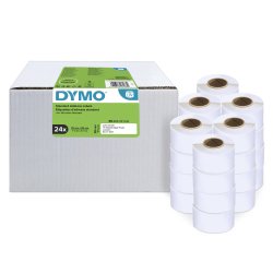DYMO Authentic LabelWriter Address Labels | 28mm x 89mm | 24 Rolls of 130 Easy-Peel Labels (3120 labels) | Self-Adhesive | for LabelWriter Label Makers