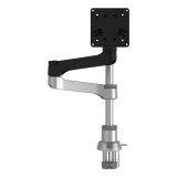 R-Go Tools Bras d'écran R-Go Zepher, bras pour écran simple, entièrement réglable, capacité de charge 0-8 Kg, 100% circulaire, noir