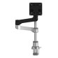 R-Go Tools Bras d'écran R-Go Zepher, bras pour écran simple, entièrement réglable, capacité de charge 0-8 Kg, 100% circulaire, noir