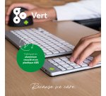 R-Go Tools Clavier R-Go Numpad Break, clavier numérique ergonomique avec logiciel de pause, bluetooth, blanc