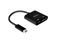 StarTech.com Adaptateur USB-C vers DisplayPort avec Power Delivery - Convertisseur Vidéo 8K 60Hz /4K 120Hz USB Type C vers DP 1.4 avec Chargement 60W PD Pass-Through - HBR3 - Compatible Thunderbolt 3