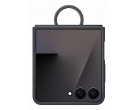 Samsung Galaxy Z Flip7 Ring Case (Silicone) Black