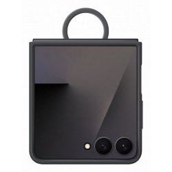Samsung Galaxy Z Flip7 Ring Case (Silicone) Black