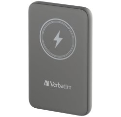 Verbatim Charge 'n' Go Polimeri di litio (LiPo) 10000 mAh Carica wireless Grigio